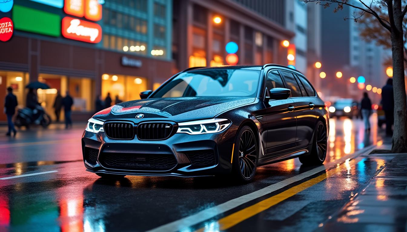 bmw surprise par la forte demande pour la m5 touring, avec une production désormais équilibrée entre le break sportif et la berline.