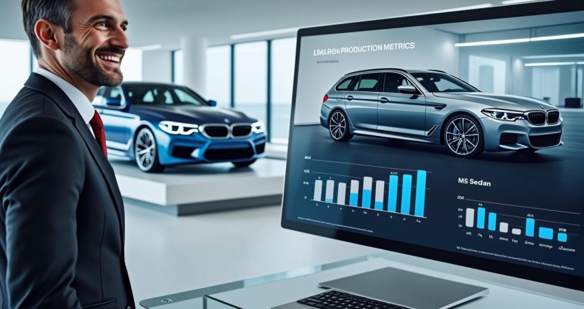 bmw surprise par la forte demande pour la m5 touring, alors que la production de ce modèle s'équilibre désormais avec celle de la berline traditionnelle.