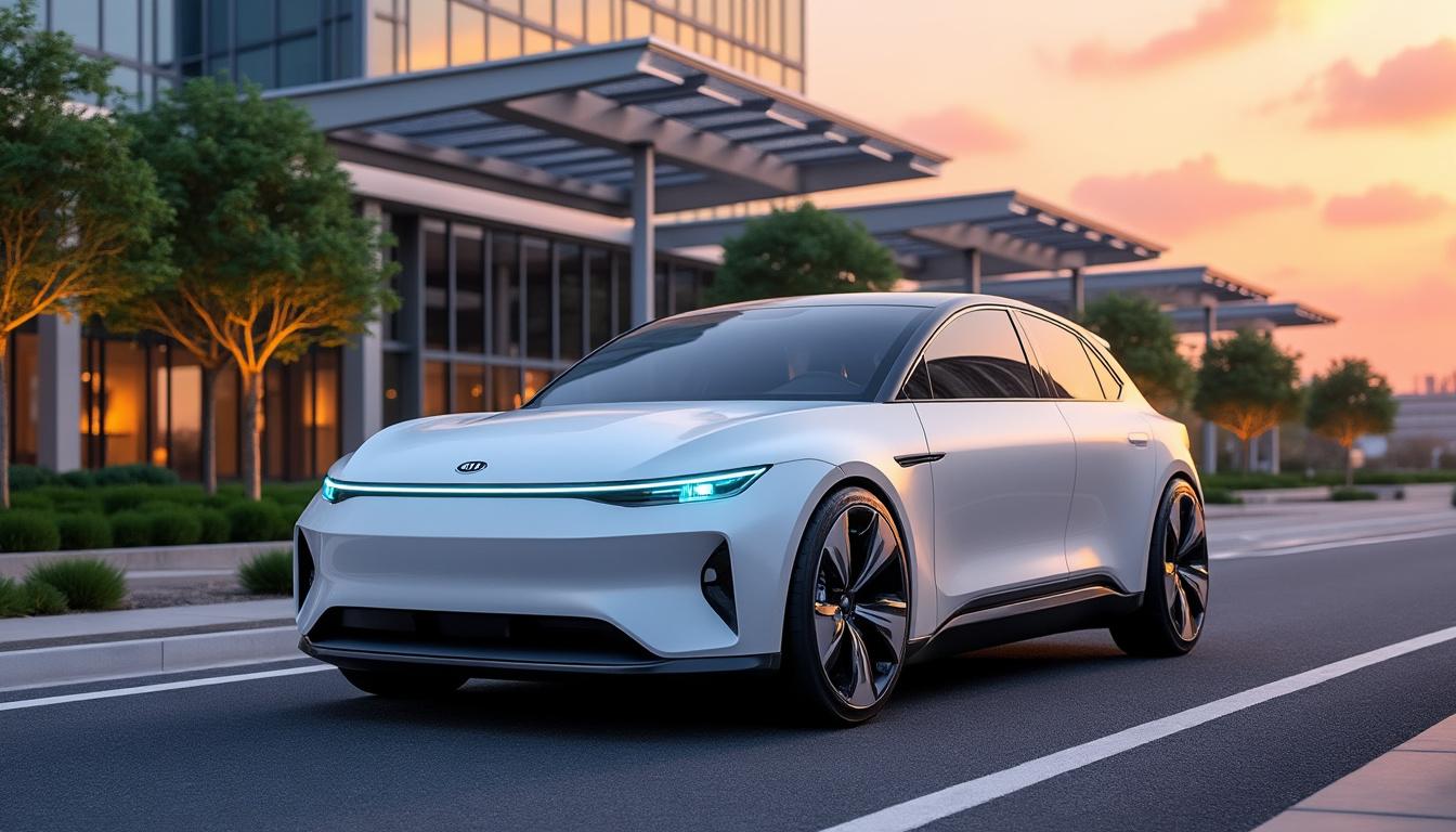 Petite Auto Le concept Kia EV2 annonce une petite voiture électrique élégante et ...