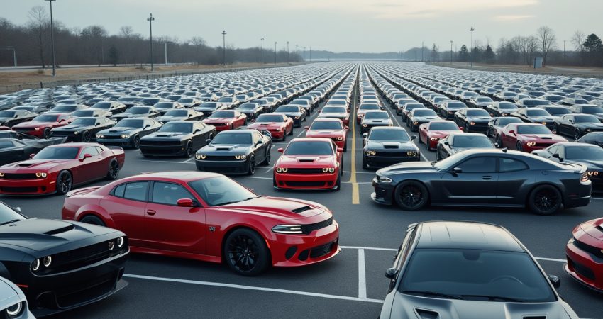 les stocks de dodge charger daytona électriques s’accumulent, tandis que les versions sixpack gagnent du terrain auprès des acheteurs.