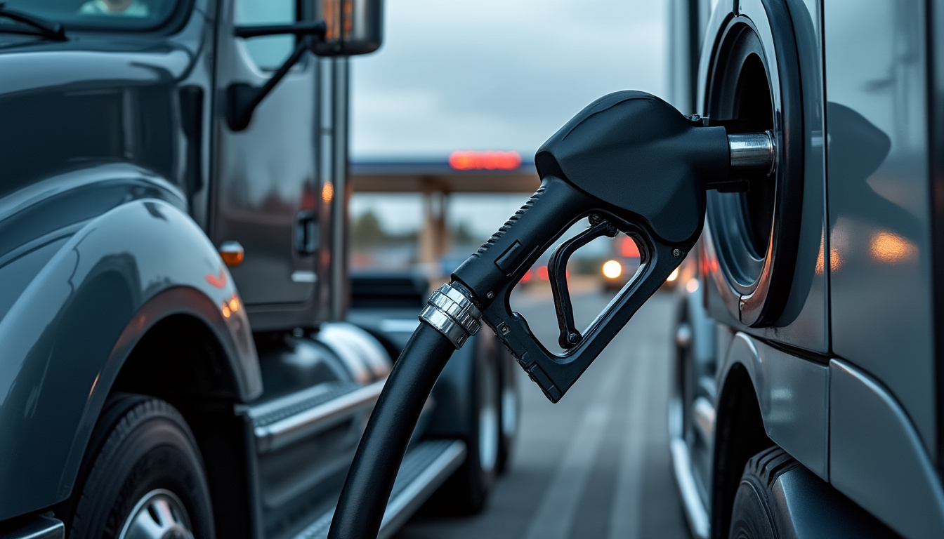 la flambée record des prix du diesel fragilise le transport routier américain et précipite 16 entreprises vers la faillite, en pleine crise du fret.