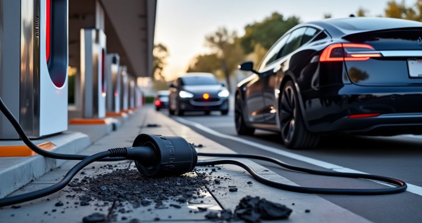 la fonction d’évacuation d’urgence de tesla pourrait endommager des superchargeurs, avec des réparations pouvant atteindre 25 000 $. voici pourquoi.